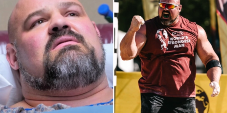 Brian Shaw in the hospital