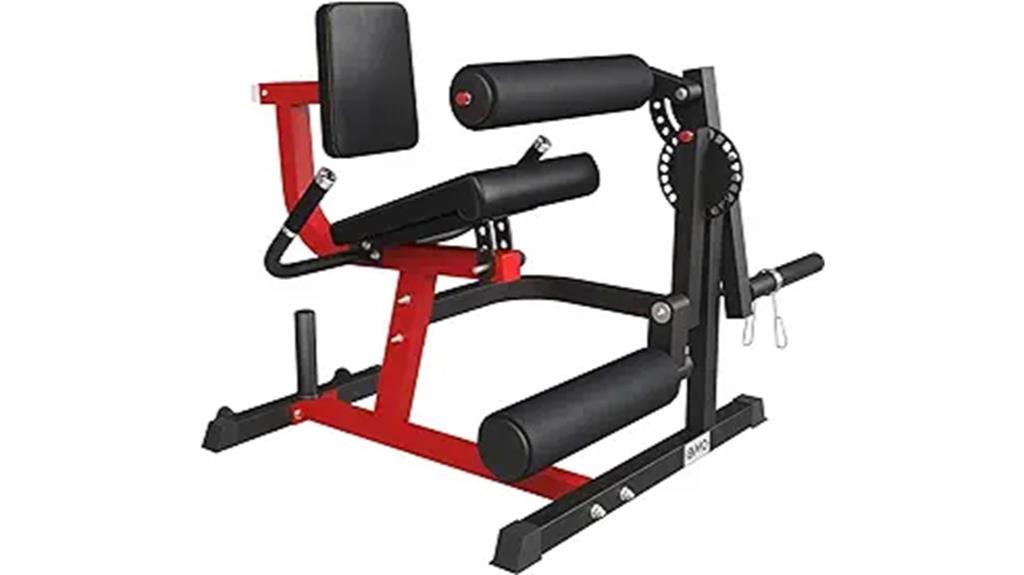 adjustable leg exercise machine