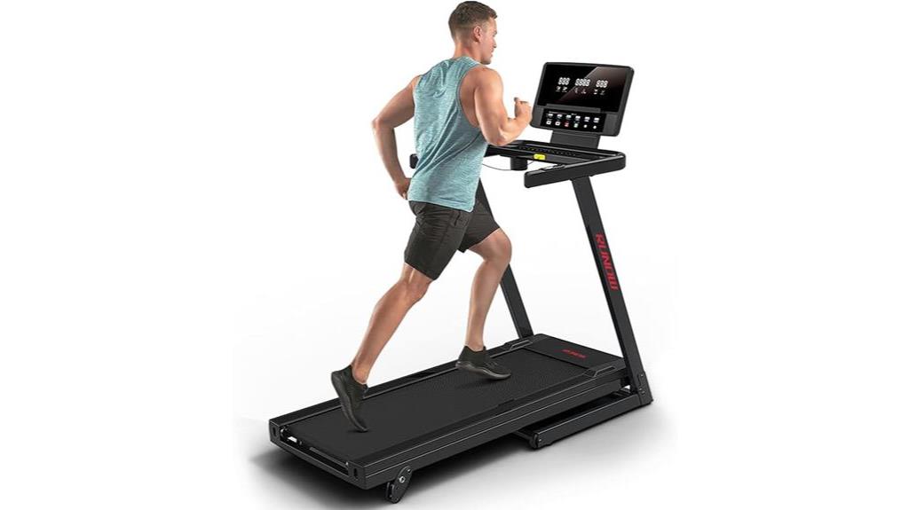 high tech incline treadmill machine