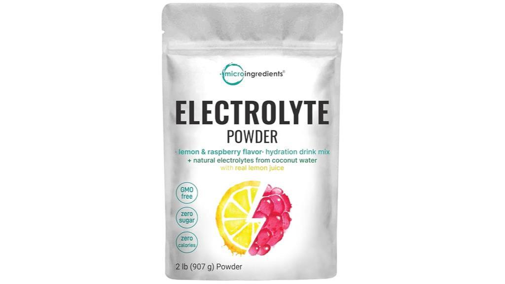 hydration powder with electrolytes