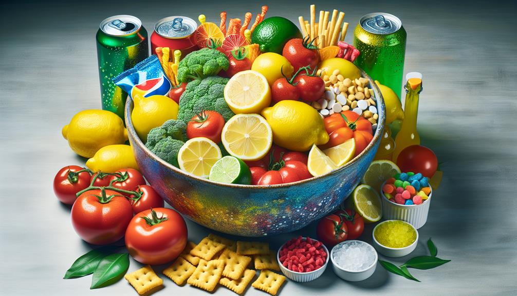 avoid acidic foods list