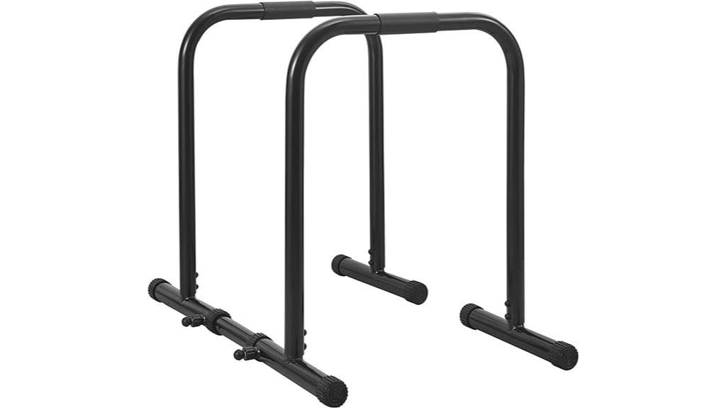 heavy duty dip station for fitness workouts