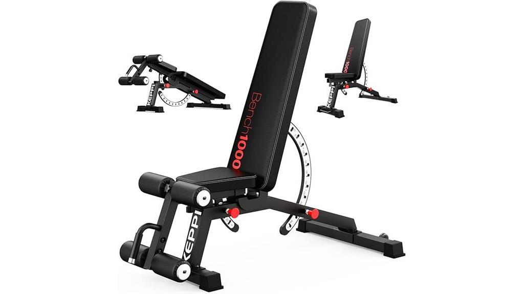 keppi weight bench home gym