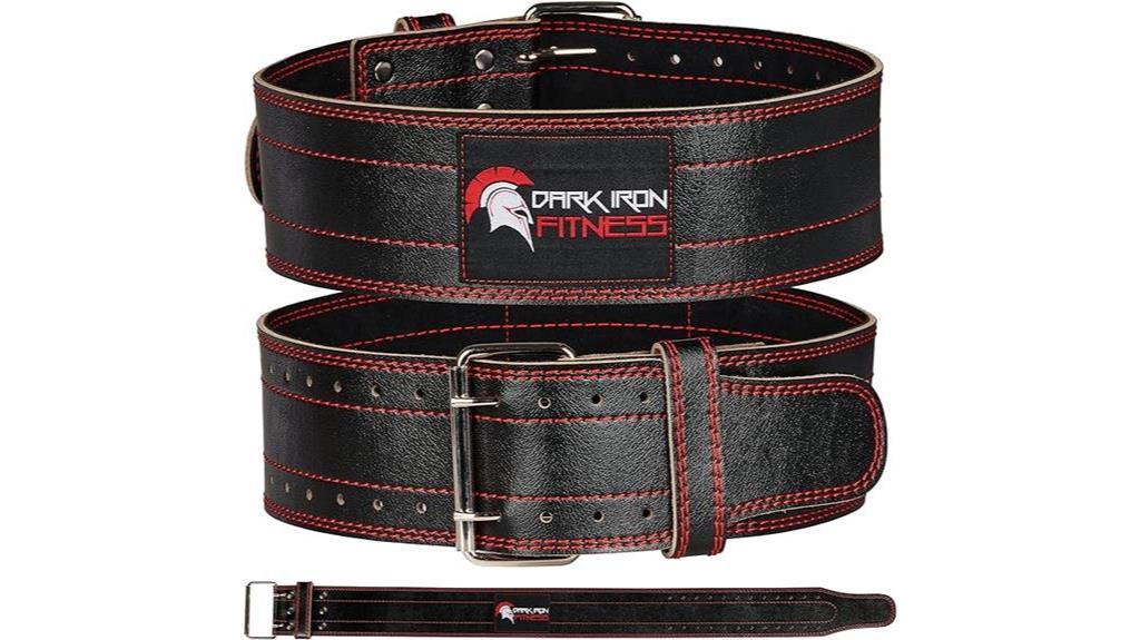 leather weightlifting belt for men and women