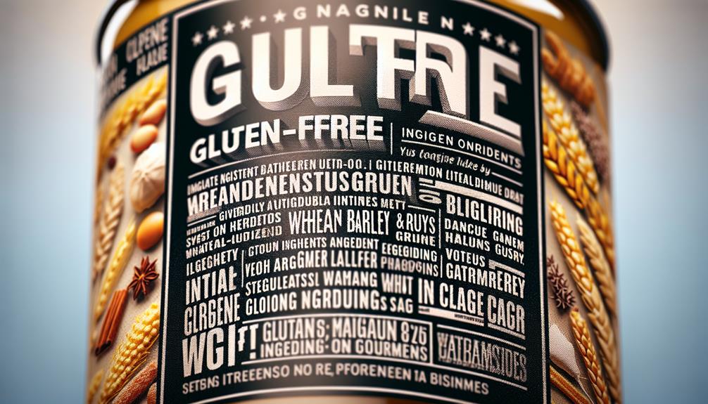 understanding gluten free food labels