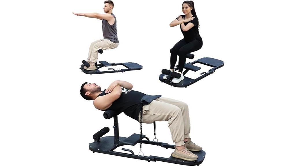 versatile hip thrust machine