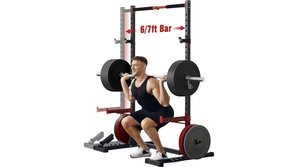 versatile squat rack solution