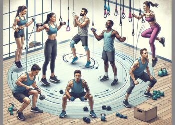 efficient workout with circuit training