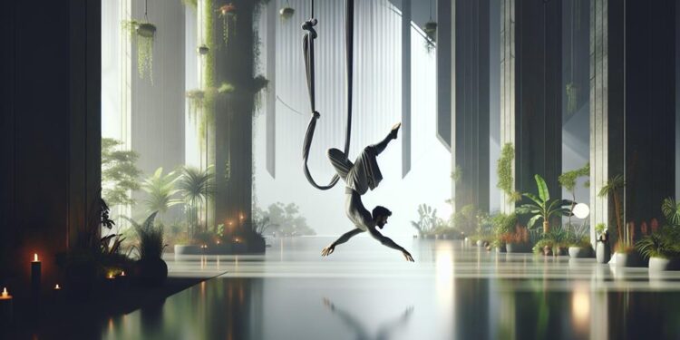 elevated yoga poses practiced