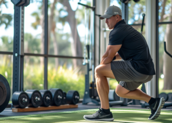 Golfer Stretching image