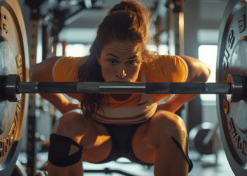 Powerlifting woman image