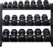 high quality rubber hex dumbbells