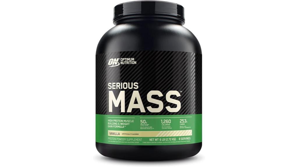 mass building protein powder blend