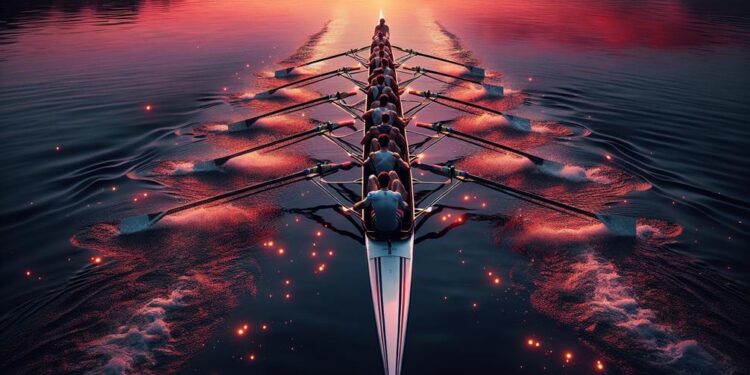 water based interval rowing