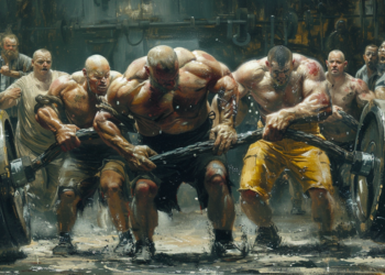 Strongman Struggling Image