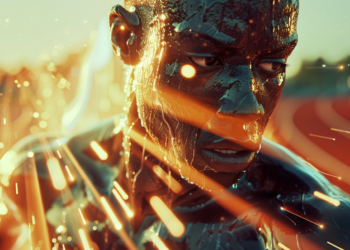 Sweaty Athlete Image