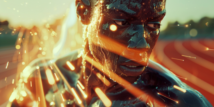 Sweaty Athlete Image