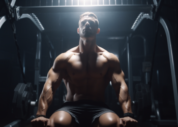 Muscular athlete Image