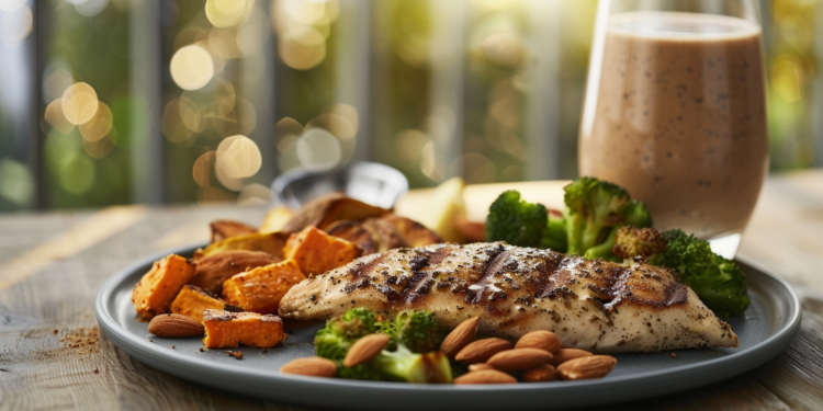 Post workout meal image